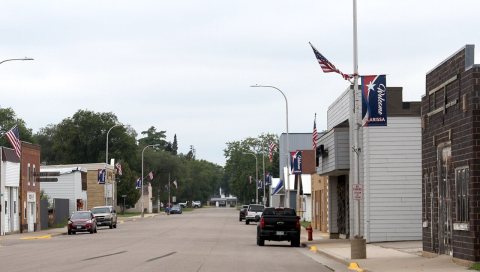 Main Street scene-Clarissa, Minnesota-02