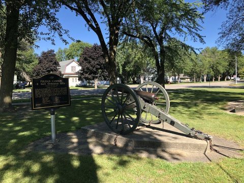 Cannon, 3-Inch Ordnance Rifle, Fulda, Minnesota-02