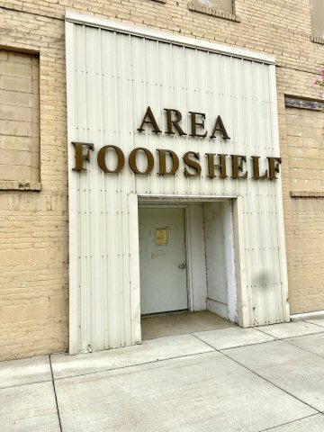 Area Foodshelf doorway-Browerville, Minnesota