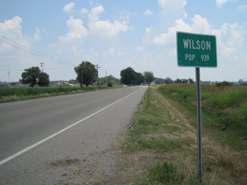 Wilson AR 01 sign