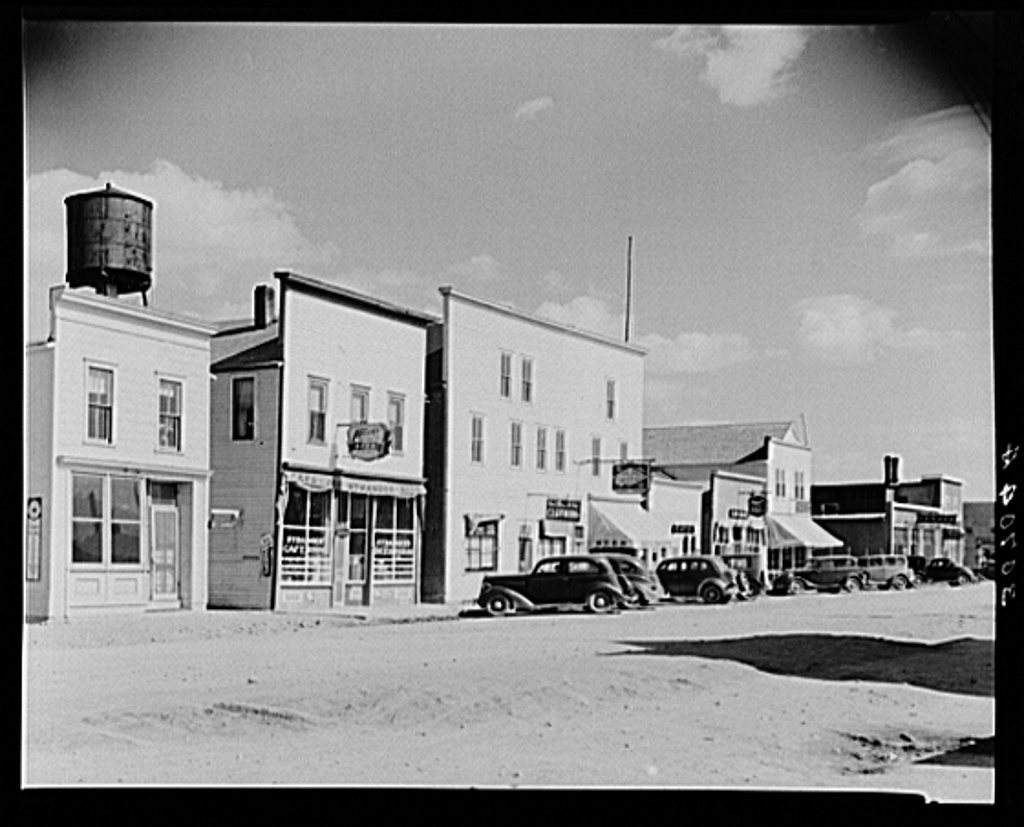 Main street of Northome, Minnesota