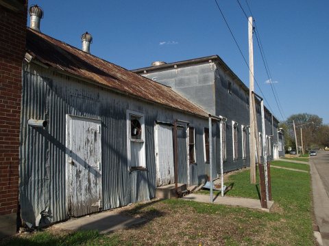 Metal sided building