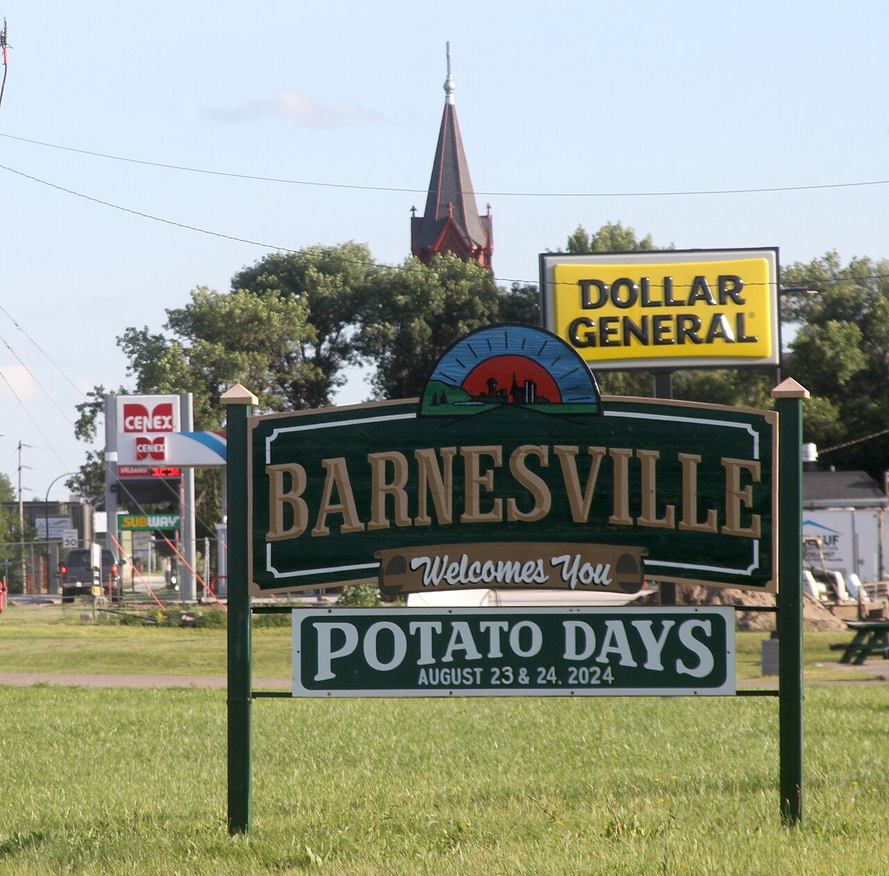 Barnesville, Minnesota-01-Welcome sign