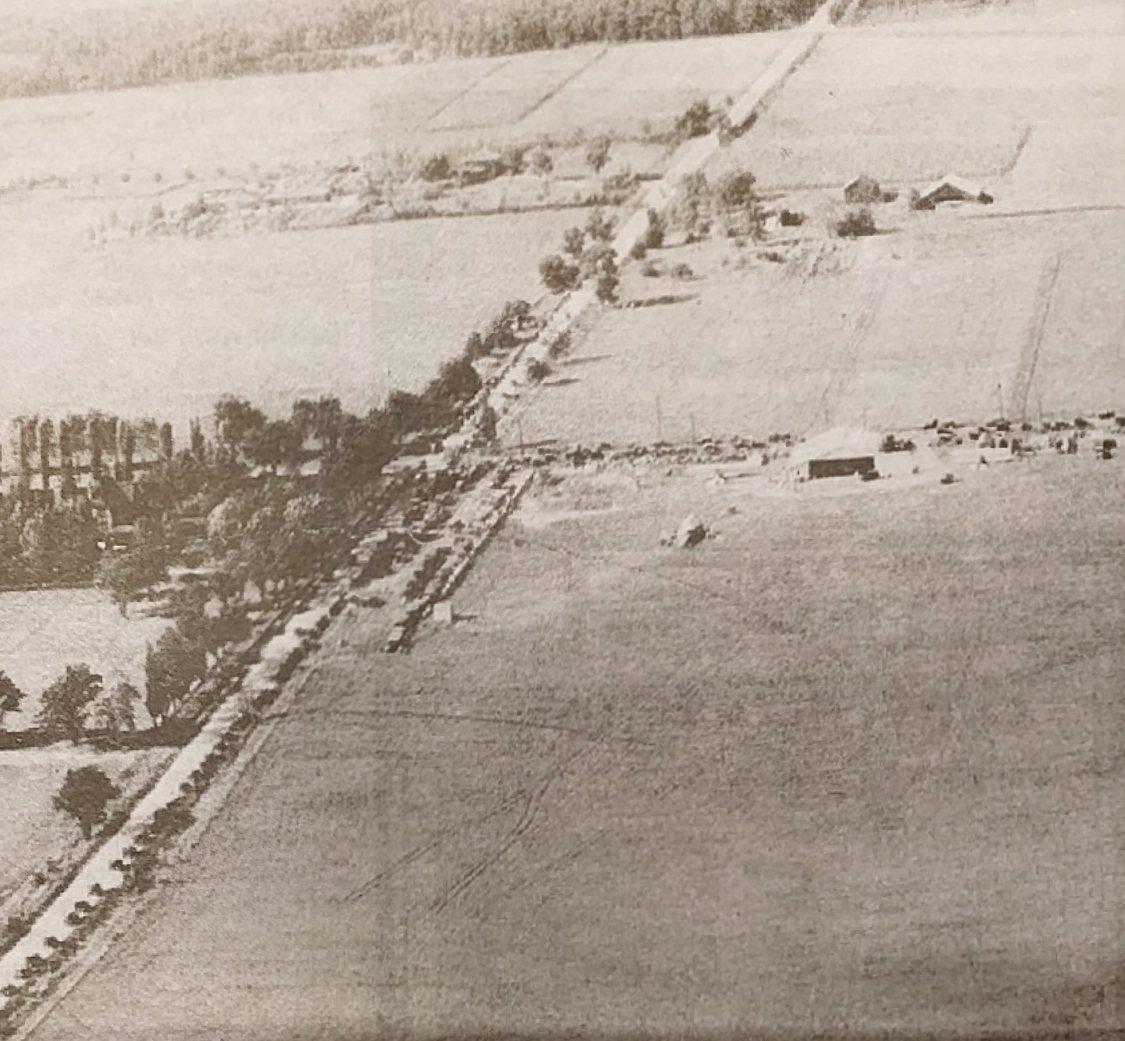 Aerial photo from 1920 of modern-day