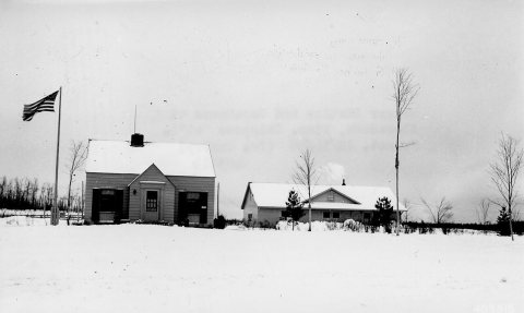 Photograph of Ranger Station and Warehouse at