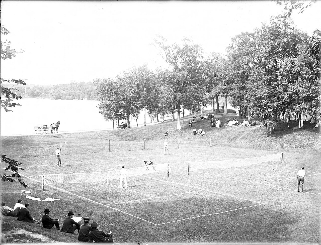 Grass Court Tennis Matches on the Ward Cotton Burton Estate in Deephaven, Lake Minnetonka