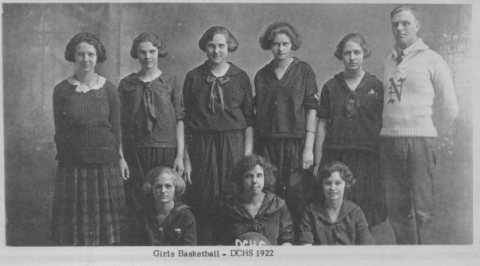 DCHS Girls Basketball 1922