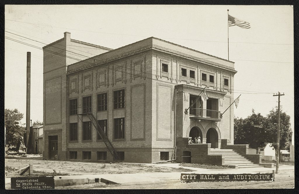 City hall and auditorium