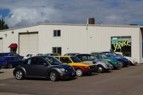 Multiple Volkswagens @ Minnesota German Autowerks in