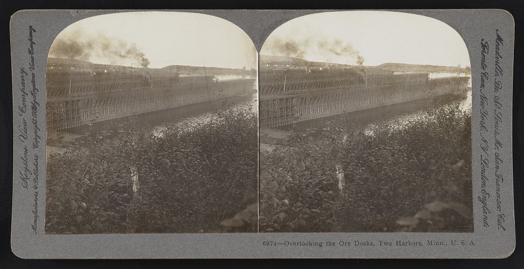 Overlooking the ore docks