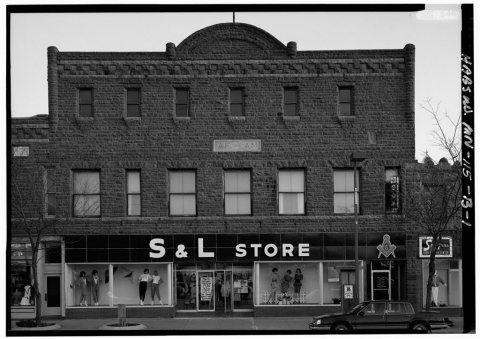 Pipestone Historic District, A. F. & A. M. Building