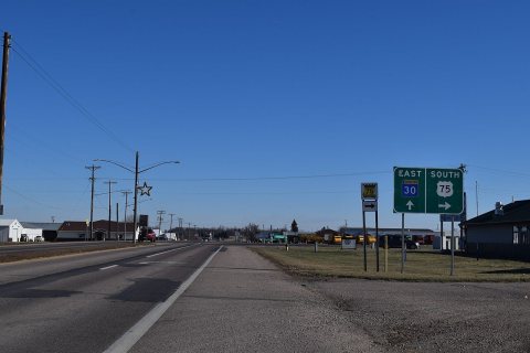US 75 and MN 30 in