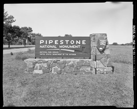 Pipestone Mission 66 Entry Road, 36 Reservation Avenue
