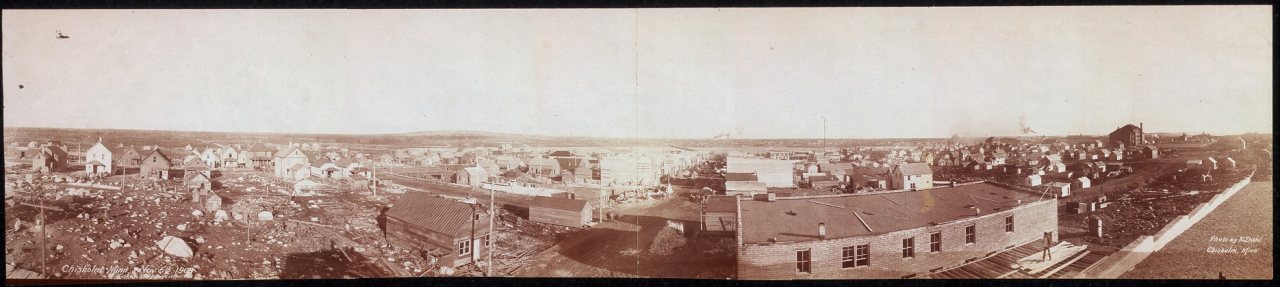 Chisholm, Minn., Nov. 5th 1908, taken sixty days after the fire