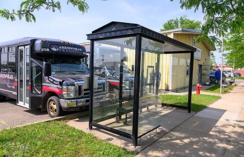 Arrowhead Transit Bus Stop in
