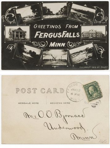 Greetings from Fergus Falls Minnesota - DPLA - 41063a160dc8fa1575770722ac26b2f5