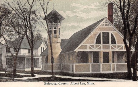 1912postcardEpiscopalChurchAlbertLeaMN