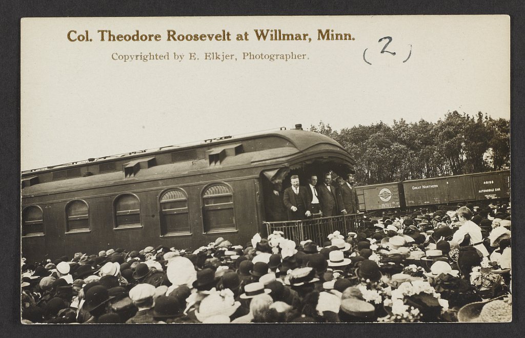 Col. Theodore Roosevelt at Wilmar, Minn
