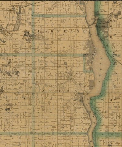 Map of Lakeland and Afton, Minnesota (1887)