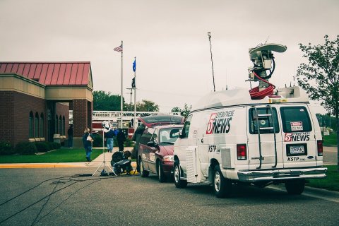 KSTP News Van