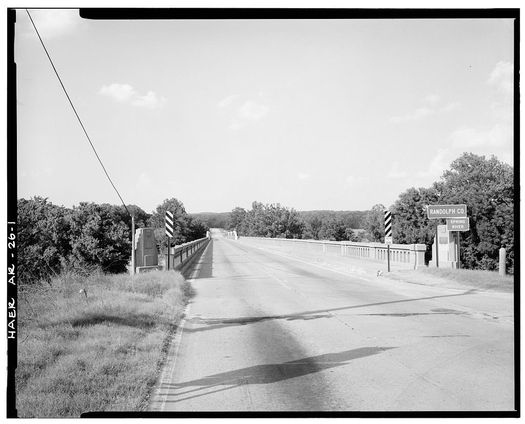 St. Louis - San Francisco Bridge, Spanning Spring River at U.S. Highway 62