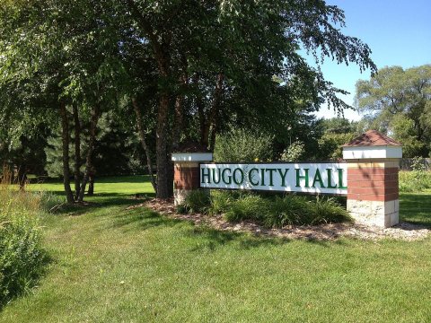 Hugo City Hall Sign