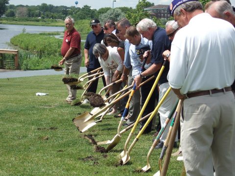 Eden Prairie Veterans Memorial Groundbreaking 2008