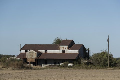 Old cotton gin near Lula, Mississippi