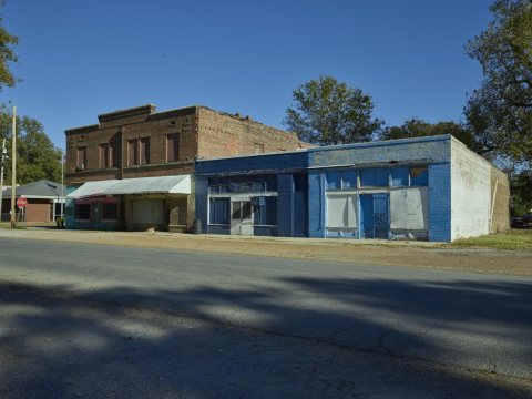 Old commercial buildings
