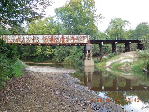 Western-Most Chunky Creek Train Bridge