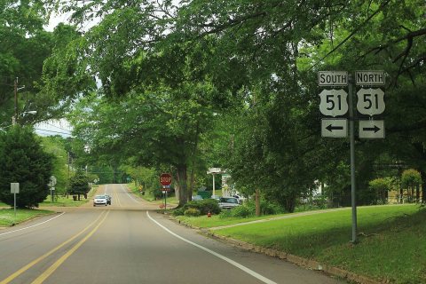 MS14 West - Shady US51 Signs