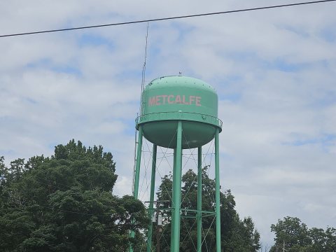 Metcalfe Mississippi Water Tower
