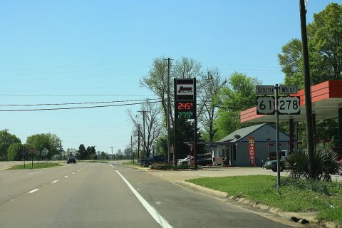 US61 South US278 West Signs