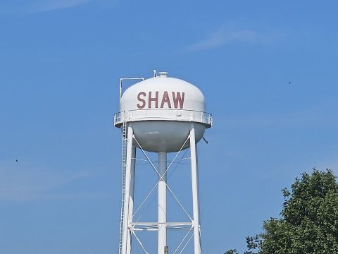 Shaw Mississippi Water tower