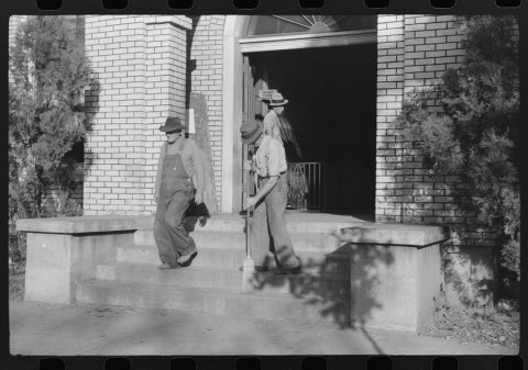 Courthouse steps