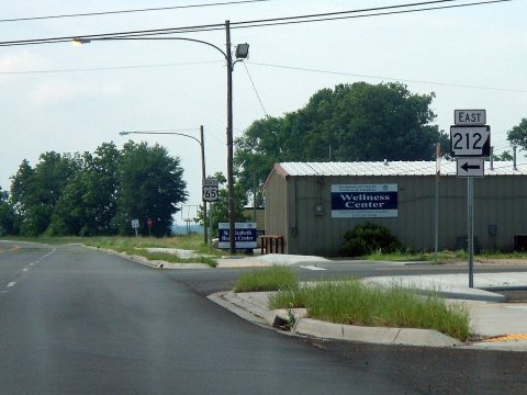 Highway 212 at US 65 in