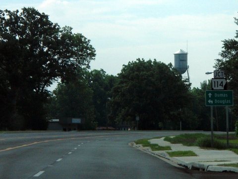 Highway 114 at US 65 in