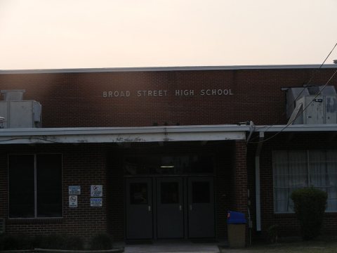 Another view of Broad Street High School in