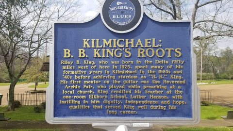 B.B. King's Roots Blues Trail Marker