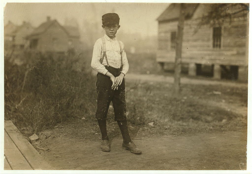 Dewey Smith has a steady job in the Kosciusko Cotton Mills. Said he was twelve but it is doubtful. Location: Kosciusko,…