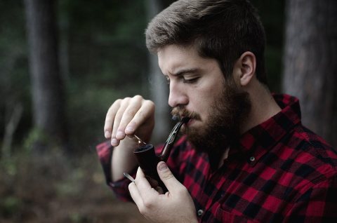 Smoking A Pipe (Unsplash)