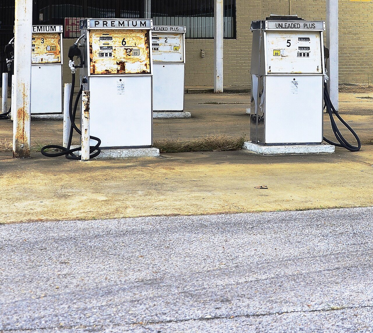 Abandoned gas station