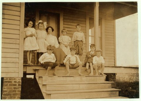 The only school near the Cotton Mills, Winona, Miss. A private school taught by Miss. McIntosh, who for several years o…
