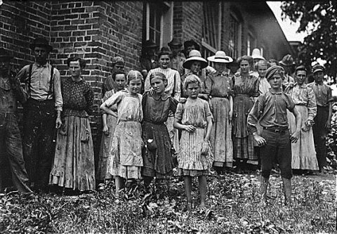 Child workers in
