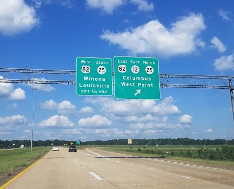 Control cities ms-12 and us-82