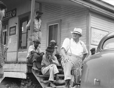 Plantation owner, Mississippi Delta, near Clarksdale, Mississippi, 8b29713