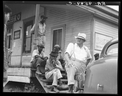 Plantation owner, Mississippi Delta, near Clarksdale, Mississippi, 8b29713