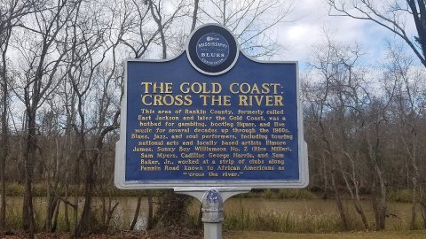 Gold Coast Blues Trail Marker