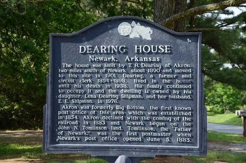 Dearing House, Historical Marker