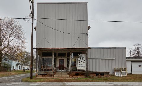 The old, long closed Whitehall Mercantile store